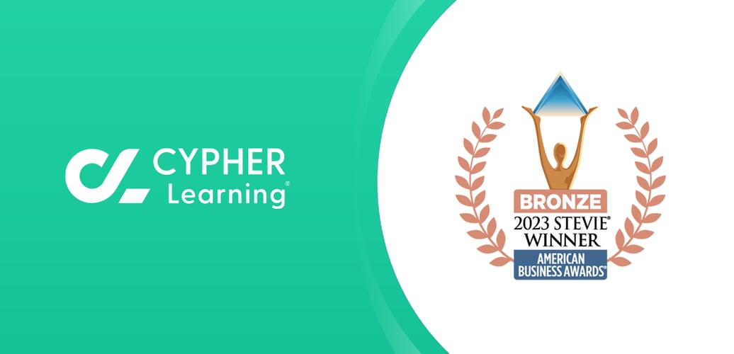 CYPHER Learning® Named a Stevie Award Winner in 2023