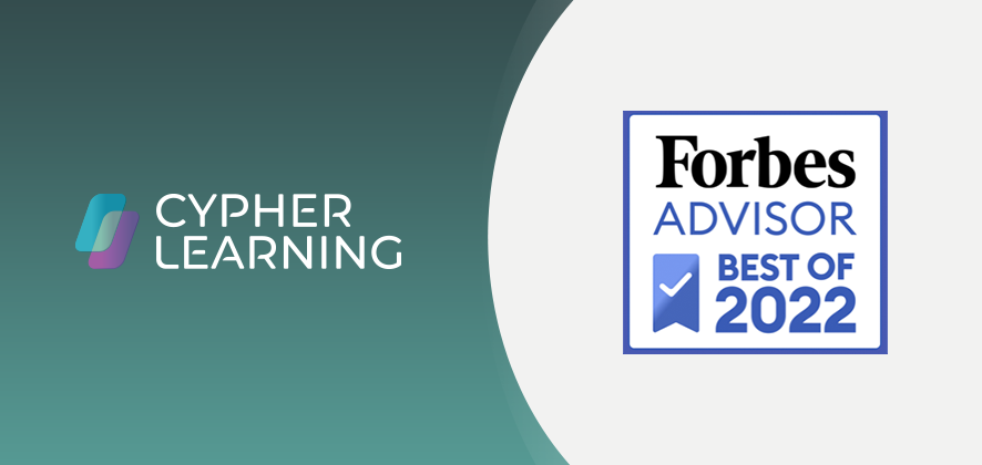 CYPHER named Best Learning Management System (LMS) by Forbes Advisor