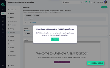 Integration: OneNote