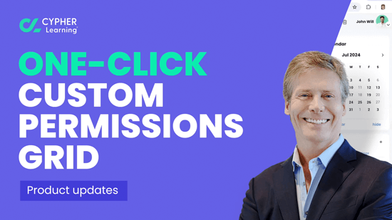 One-click custom permissions grid