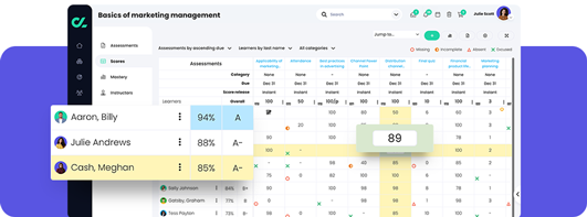 assessment-gradebook