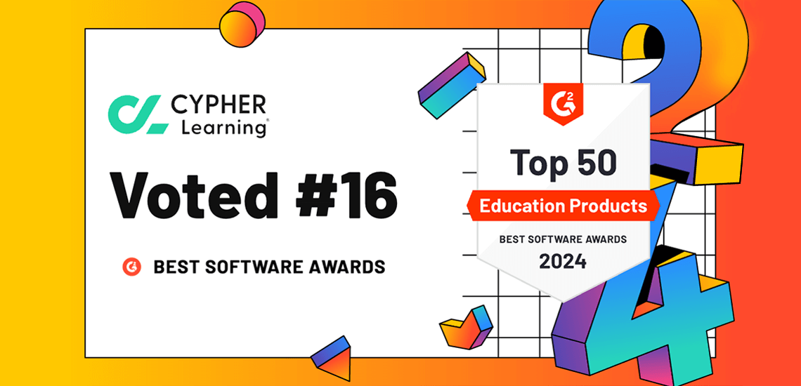 CYPHER Learning named a G2 Best Software Awards winner 2024