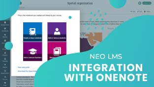NEO LMS integration with OneNote